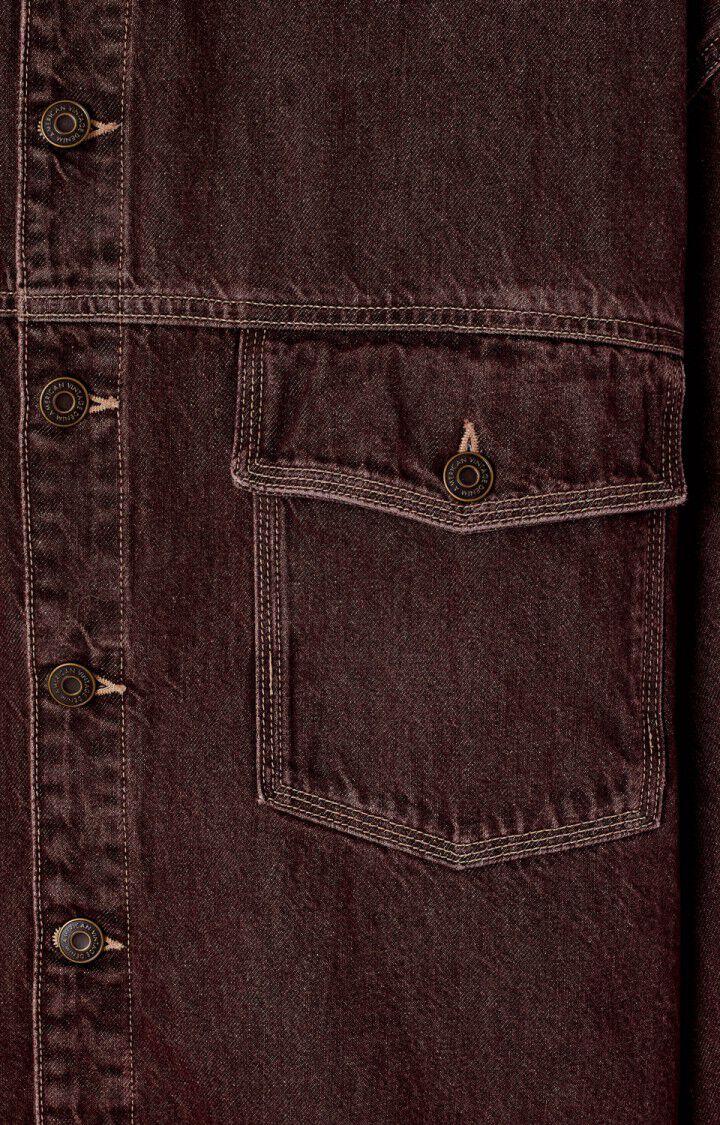 American Vintage Oshow raisin Jeansjacke Unisex bordeaux